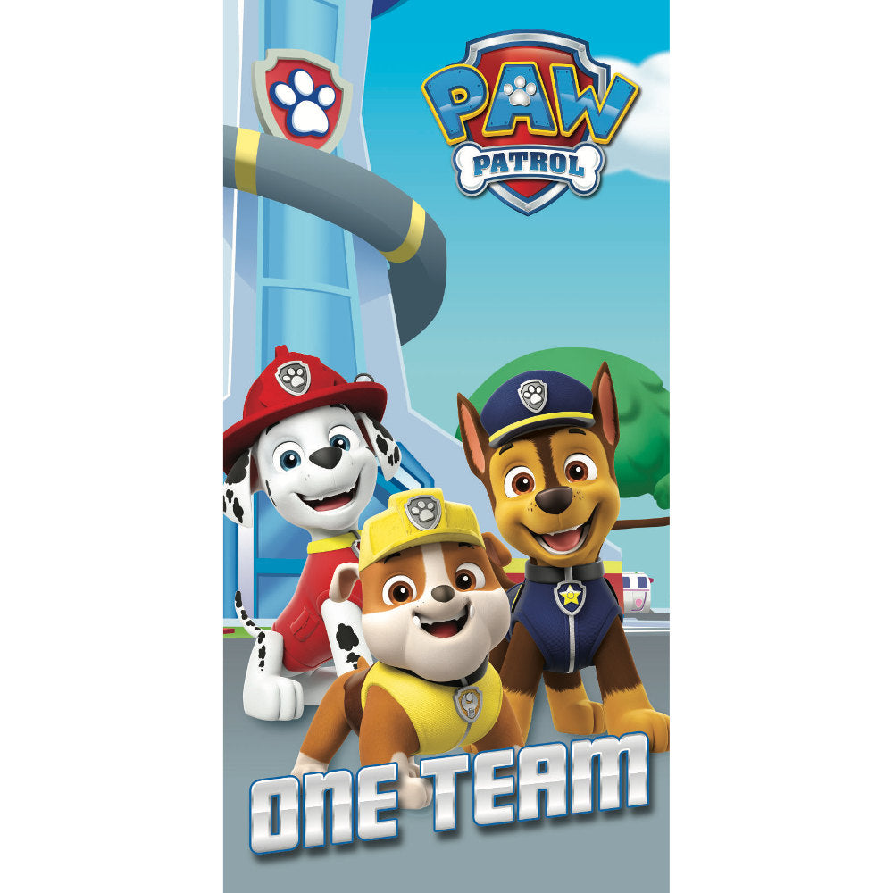 Πετσέτα Θαλάσσης Βαμβακερή Βελούδινη Paw Patrol 320gsm από την εταιρεία Borea Home Textiles
