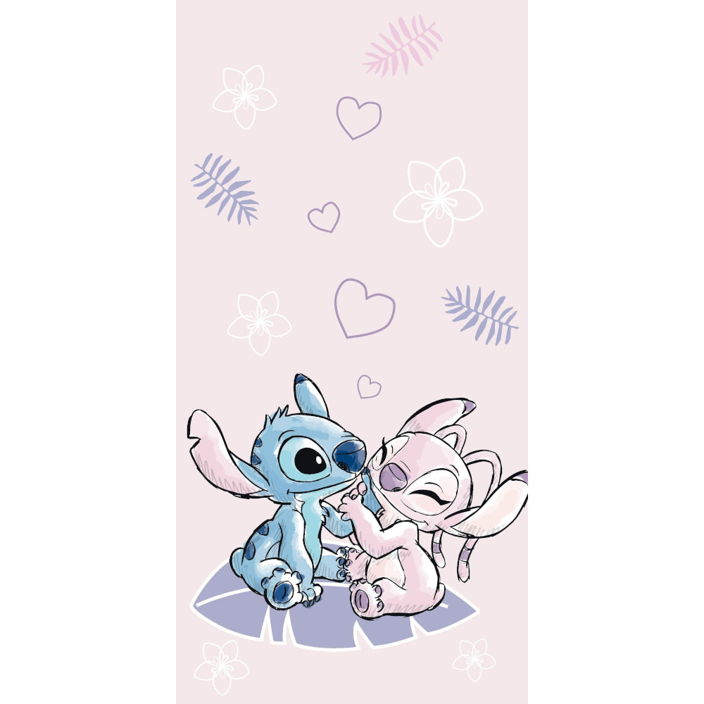 Πετσέτα Θαλάσσης Βαμβακερή Βελούδινη Stitch & Angel 320gsm από την εταιρεία Borea Home Textiles