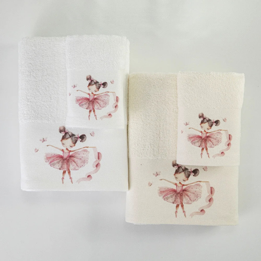 Πετσέτες Σετ 2ΤΜΧ Balletto Λευκό από την εταιρεία Borea Home Textiles