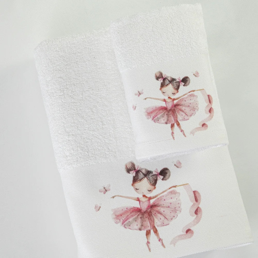 Πετσέτες Σετ 2ΤΜΧ Balletto Λευκό από την εταιρεία Borea Home Textiles