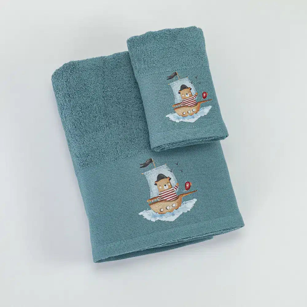 Πετσέτες Σετ 2ΤΜΧ Explorer από την εταιρεία Borea Home Textiles