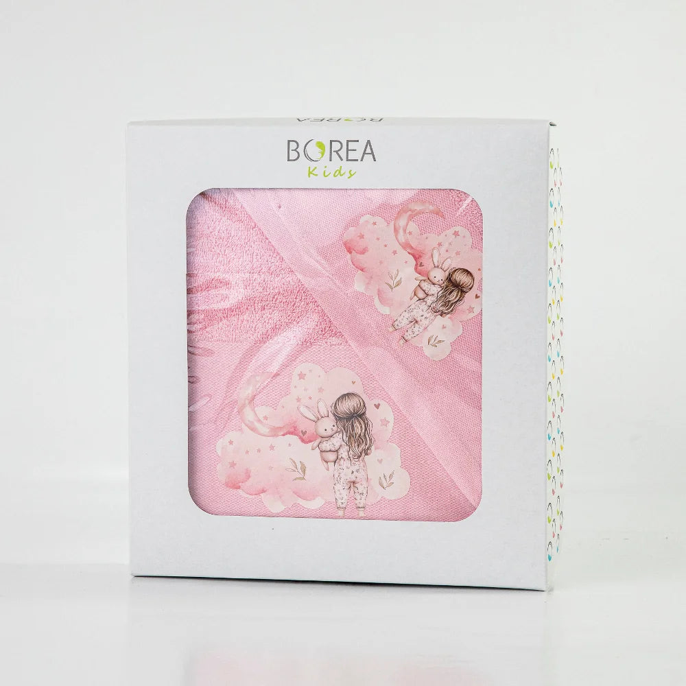 Πετσέτες Σετ 2ΤΜΧ Goodnight Ροζ από την εταιρεία Borea Home Textiles