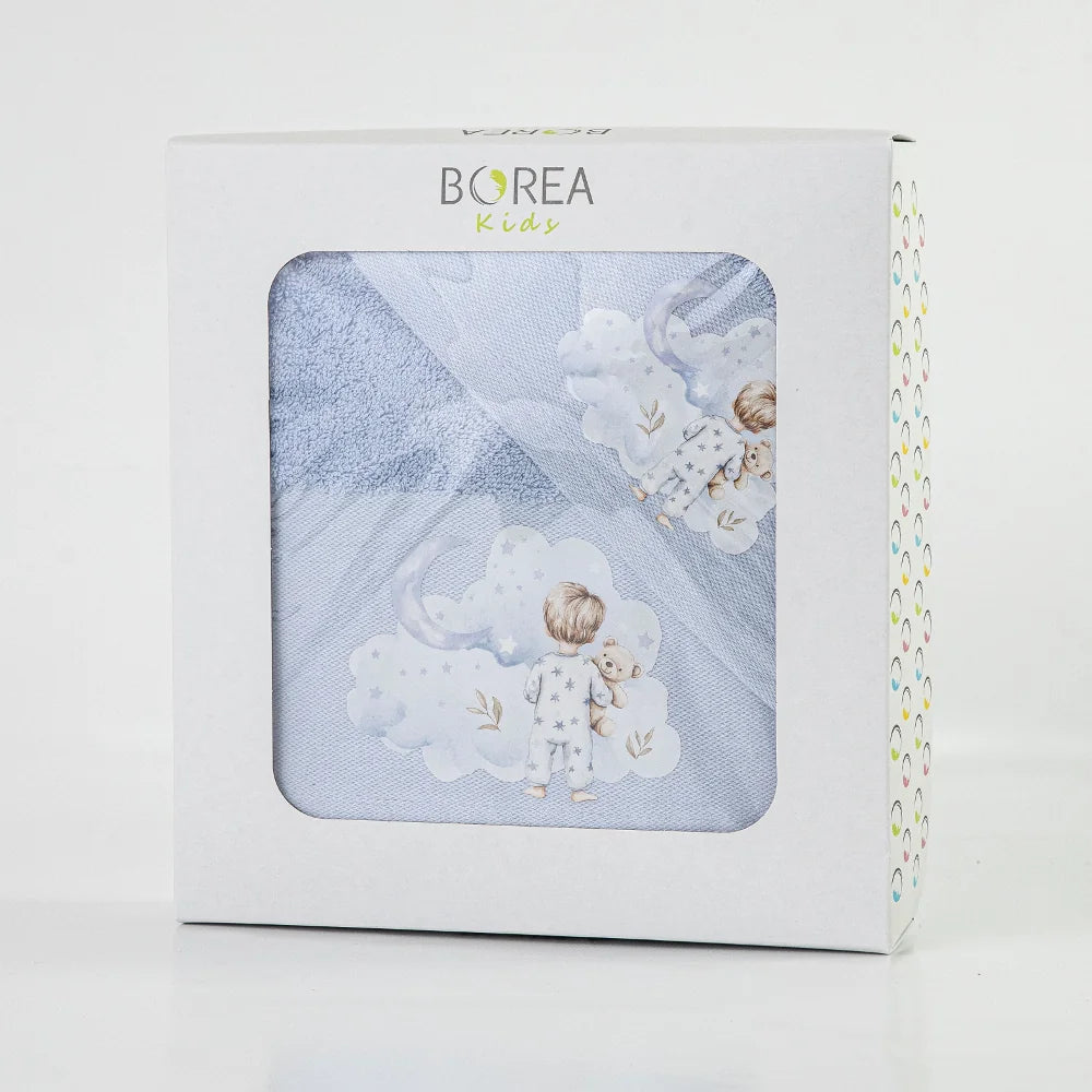 Πετσέτες Σετ 2ΤΜΧ Goodnight Σιέλ από την εταιρεία Borea Home Textiles