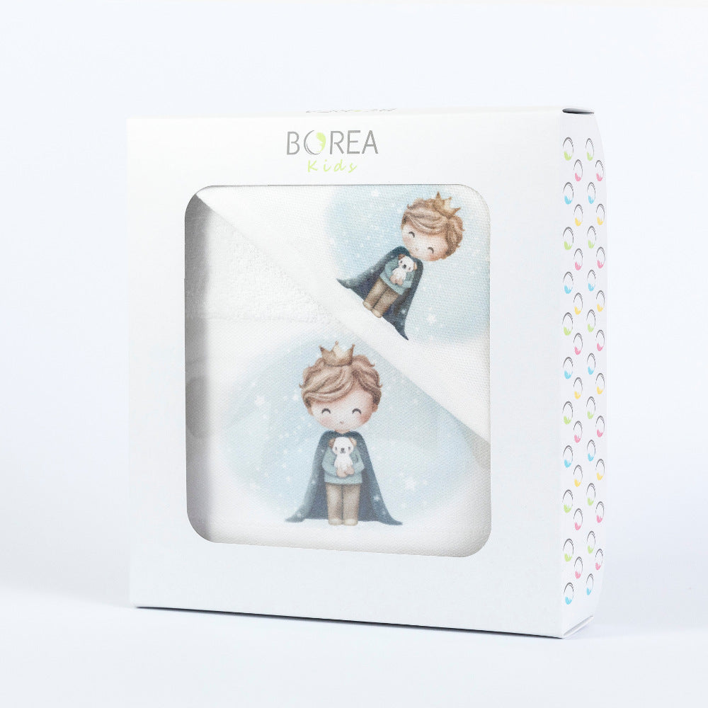 Πετσέτες Σετ 2ΤΜΧ Little King Λευκό από την εταιρεία Borea Home Textiles