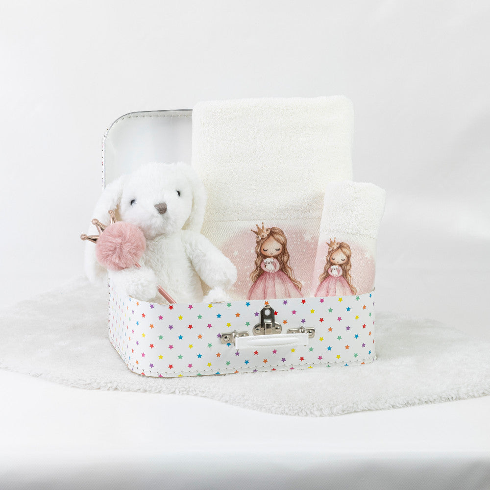 Πετσέτες Σετ 2ΤΜΧ Little Queen Εκρού από την εταιρεία Borea Home Textiles