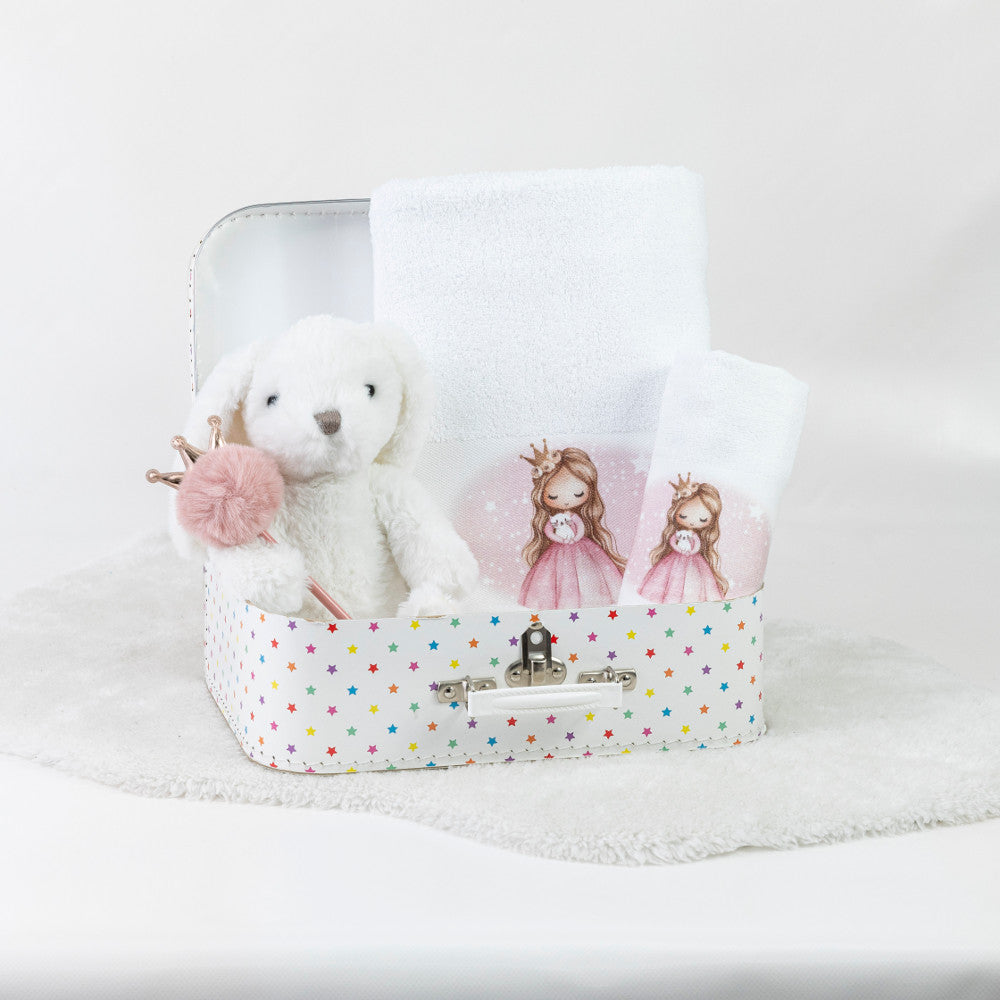 Πετσέτες Σετ 2ΤΜΧ Little Queen Λευκό από την εταιρεία Borea Home Textiles