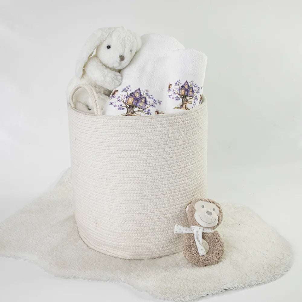 Πετσέτες Σετ 2ΤΜΧ Magic Garden Λευκό από την εταιρεία Borea Home Textiles