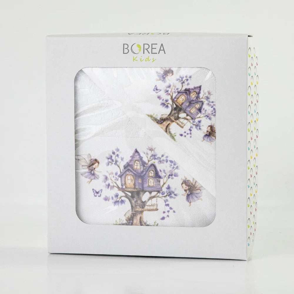 Πετσέτες Σετ 2ΤΜΧ Magic Garden Λευκό από την εταιρεία Borea Home Textiles