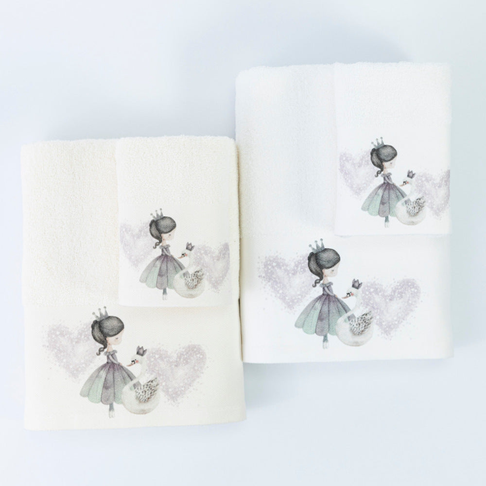 Πετσέτες Σετ 2ΤΜΧ Odette Εκρού από την εταιρεία Borea Home Textiles