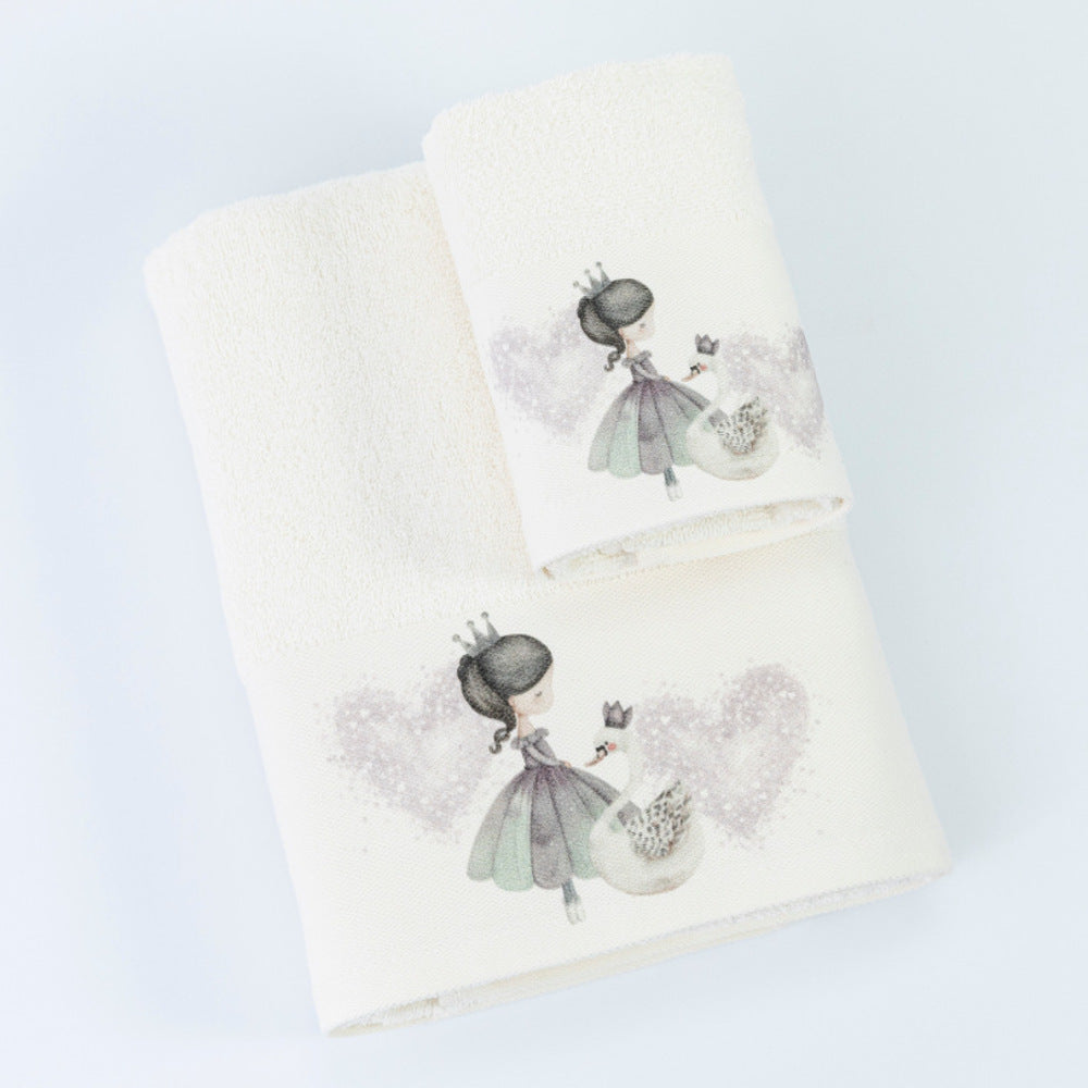 Πετσέτες Σετ 2ΤΜΧ Odette Εκρού από την εταιρεία Borea Home Textiles