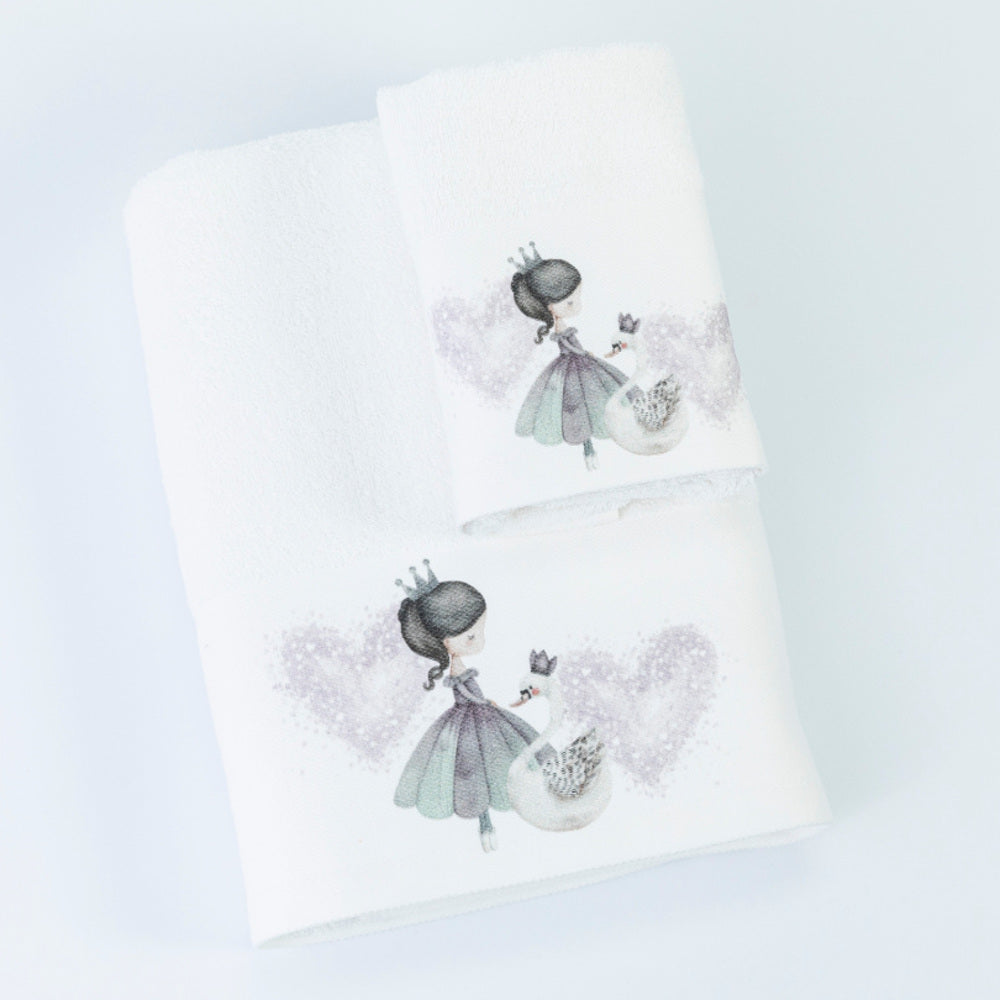 Πετσέτες Σετ 2ΤΜΧ Odette Λευκό από την εταιρεία Borea Home Textiles