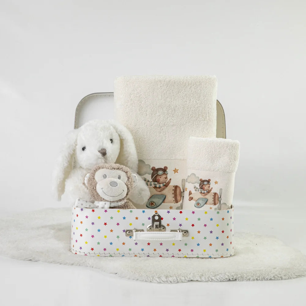 Πετσέτες Σετ 2ΤΜΧ Pilot Εκρού από την εταιρεία Borea Home Textiles