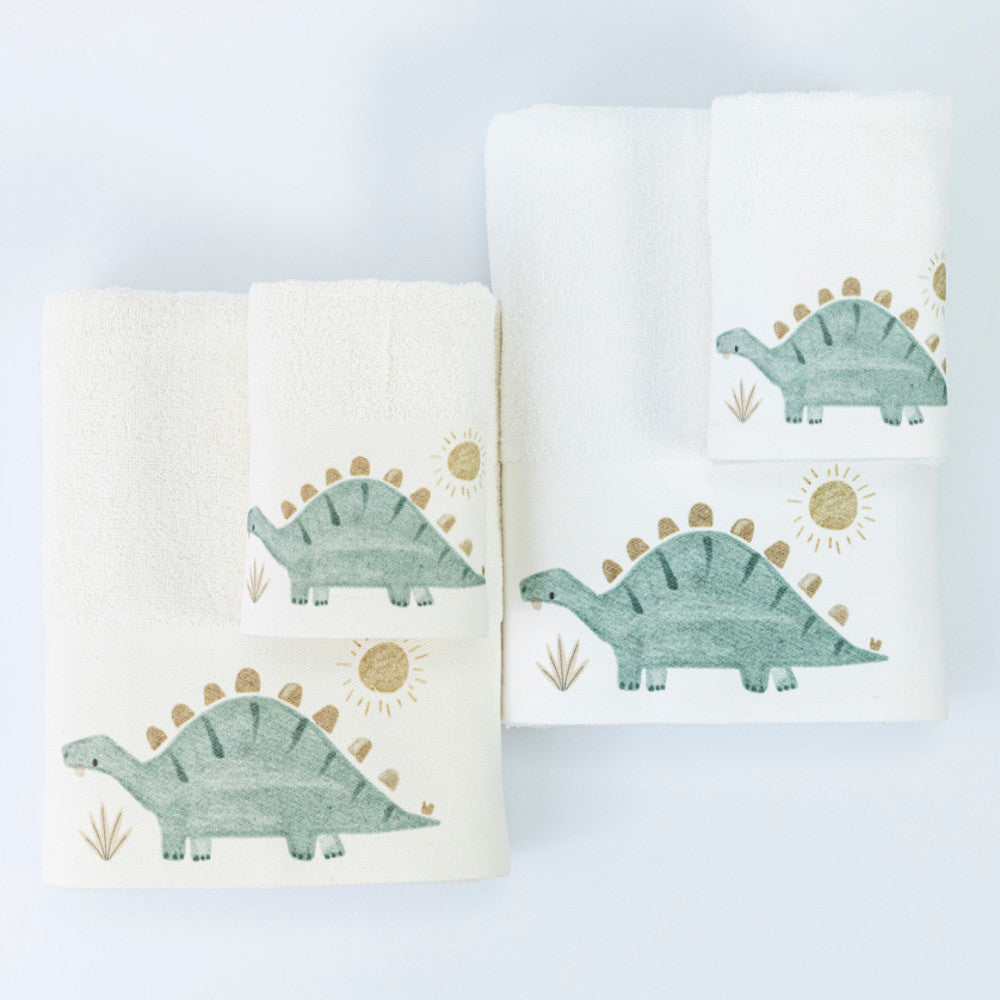 Πετσέτες Σετ 2ΤΜΧ Stompy Λευκό από την εταιρεία Borea Home Textiles