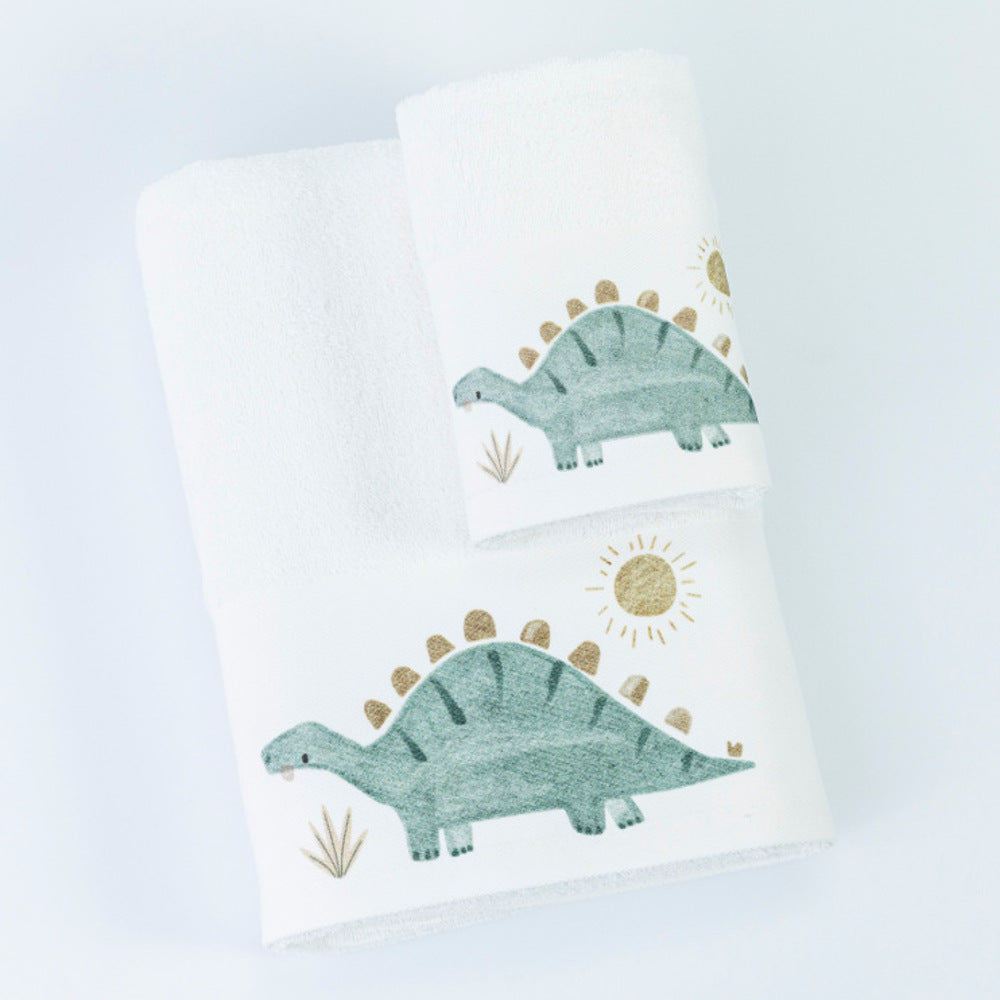 Πετσέτες Σετ 2ΤΜΧ Stompy Λευκό από την εταιρεία Borea Home Textiles