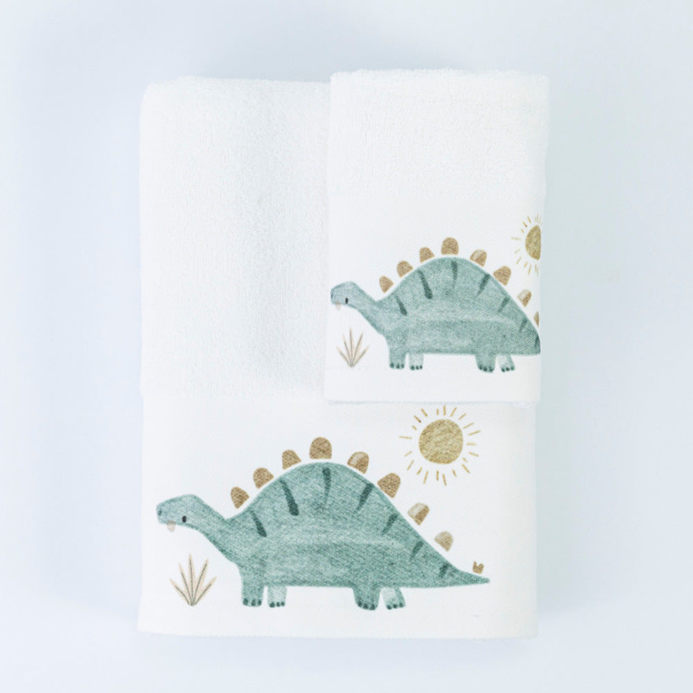 Πετσέτες Σετ 2ΤΜΧ Stompy Λευκό από την εταιρεία Borea Home Textiles