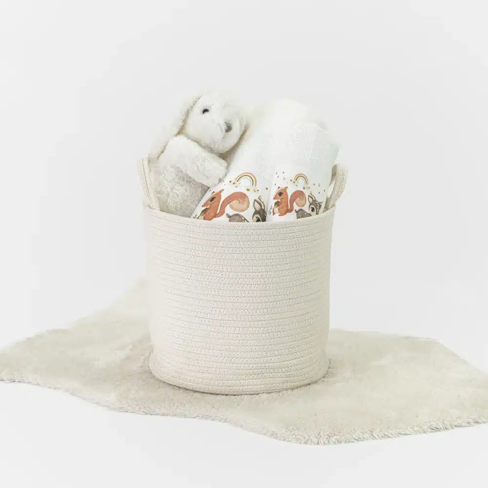 Πετσέτες Σετ 2ΤΜΧ Woodland Λευκό από την εταιρεία Borea Home Textiles