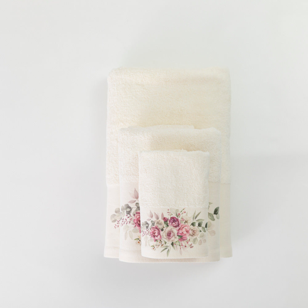 Πετσέτες Σετ 2ΤΜΧ Agnes από την εταιρεία Borea Home Textiles