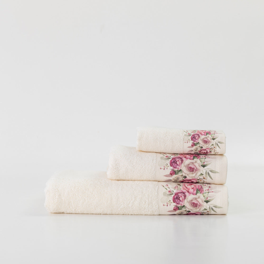Πετσέτες Σετ 3ΤΜΧ Agnes από την εταιρεία Borea Home Textiles