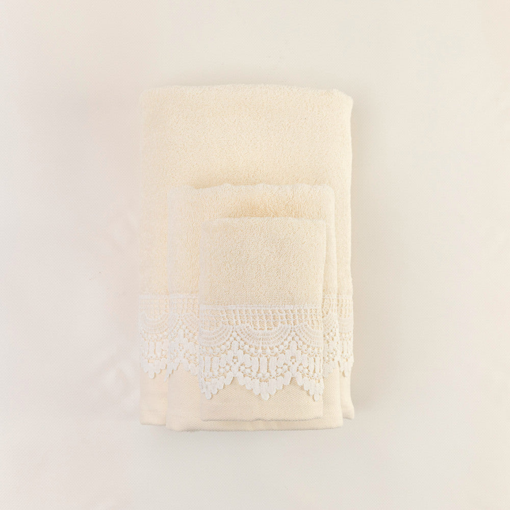 Πετσέτες Σετ 3ΤΜΧ Arabesk από την εταιρεία Borea Home Textiles