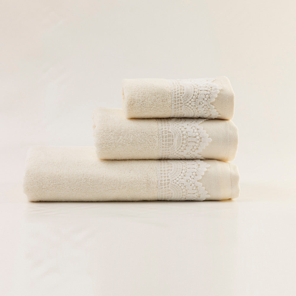 Πετσέτες Σετ 3ΤΜΧ Arabesk από την εταιρεία Borea Home Textiles