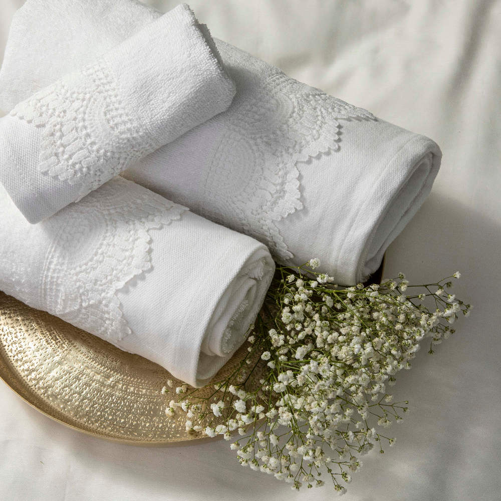 Πετσέτες Σετ 3ΤΜΧ Arabesk από την εταιρεία Borea Home Textiles