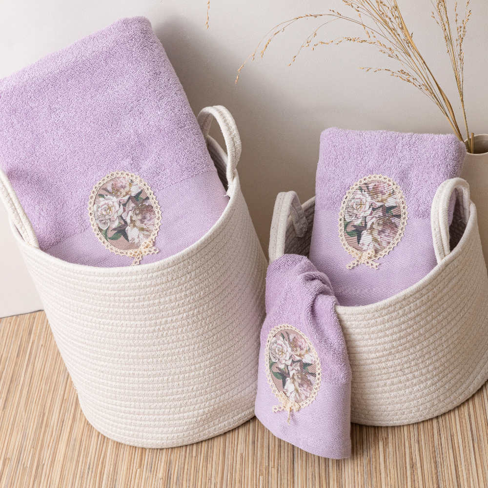 Πετσέτες Σετ 3ΤΜΧ Ashley από την εταιρεία Borea Home Textiles
