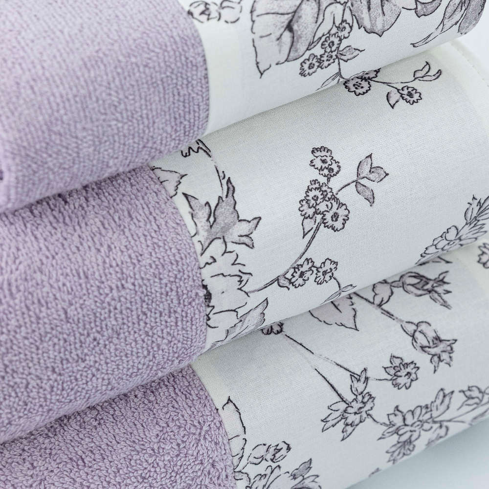 Πετσέτες Σετ 3ΤΜΧ Beatrice από την εταιρεία Borea Home Textiles