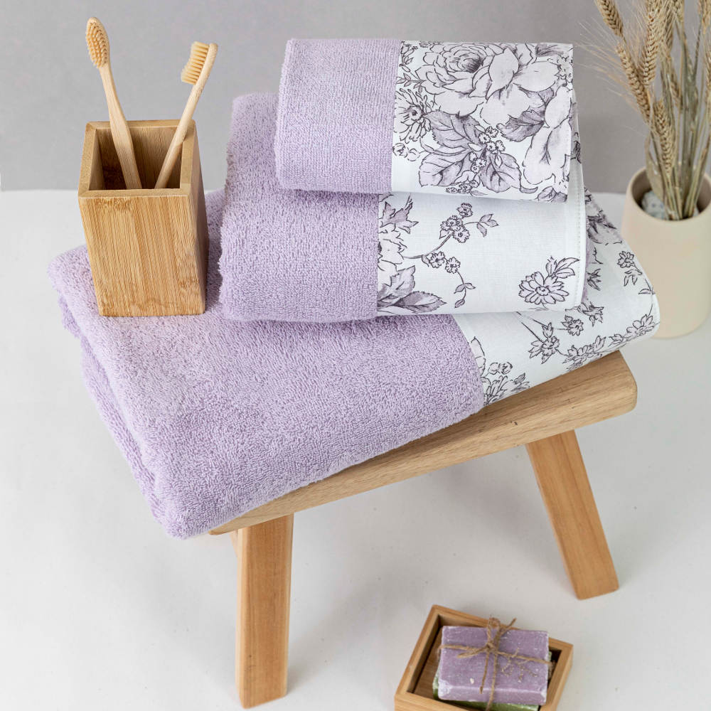 Πετσέτες Σετ 3ΤΜΧ Beatrice από την εταιρεία Borea Home Textiles