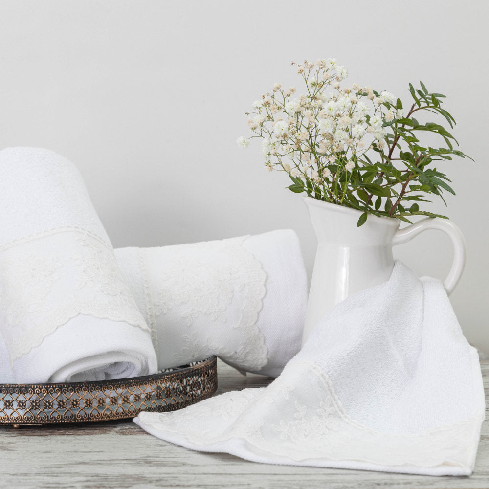Πετσέτες Σετ 3ΤΜΧ Blanche από την εταιρεία Borea Home Textiles