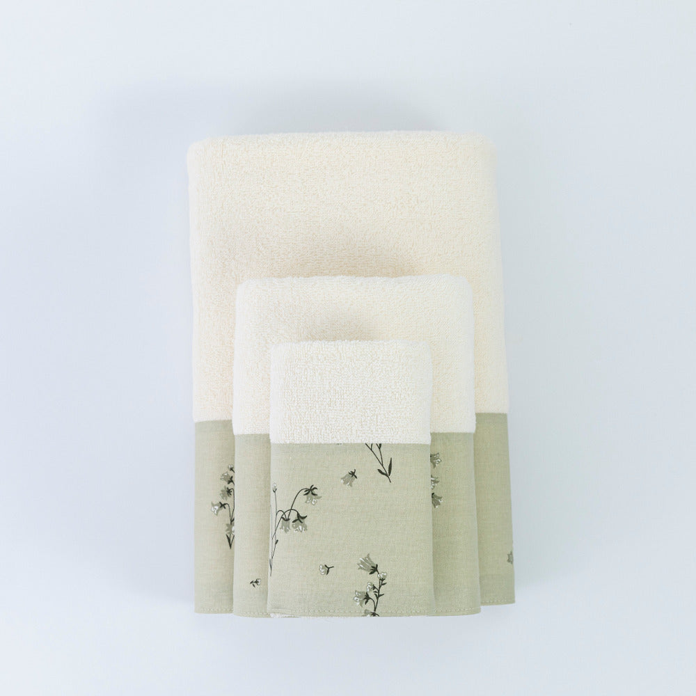 Πετσέτες Σετ 3ΤΜΧ Campanula από την εταιρεία Borea Home Textiles