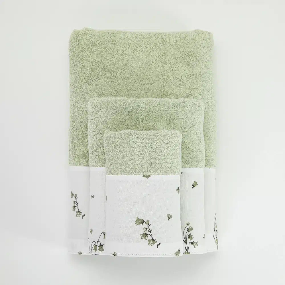 Πετσέτες Σετ 3ΤΜΧ Campanula από την εταιρεία Borea Home Textiles