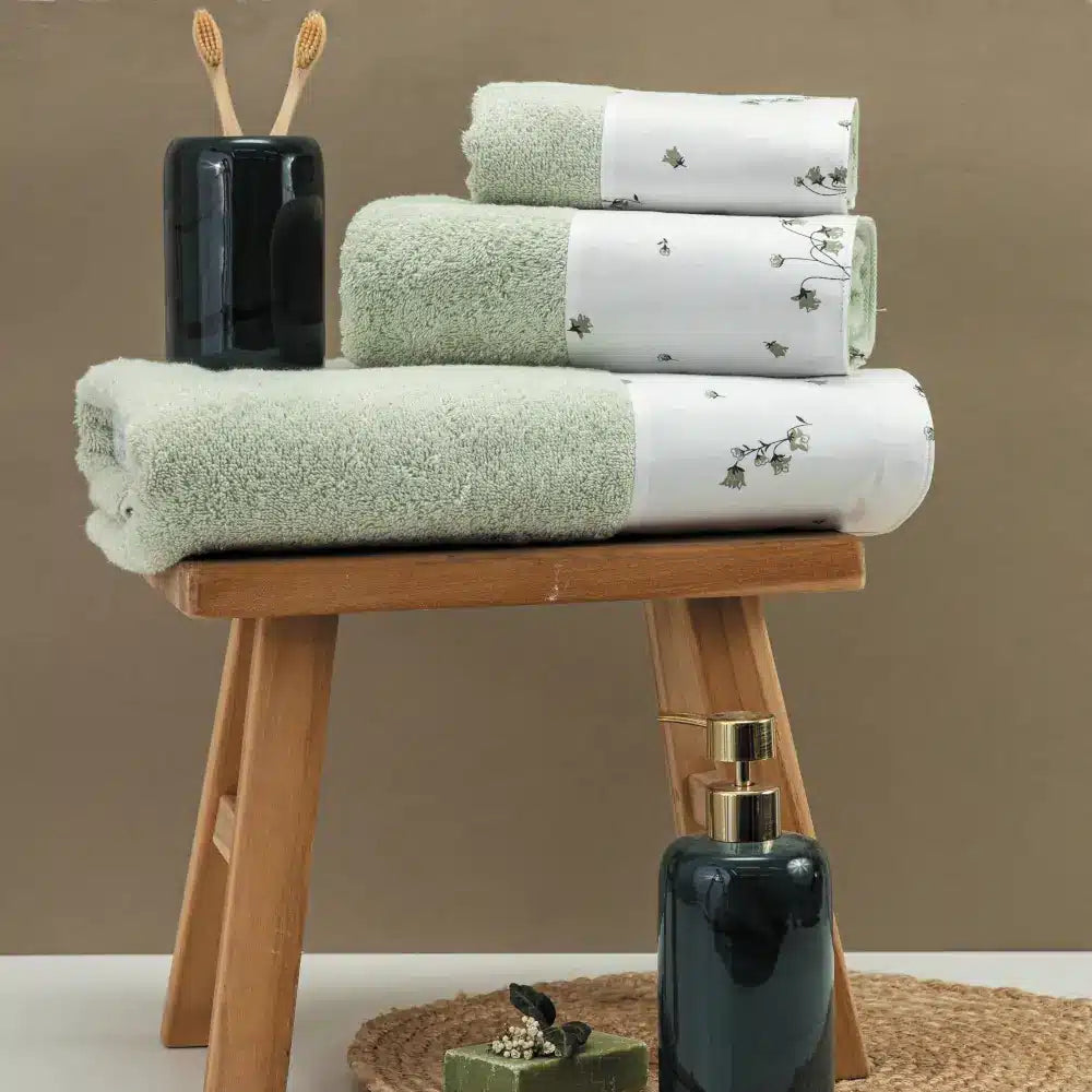 Πετσέτες Σετ 3ΤΜΧ Campanula από την εταιρεία Borea Home Textiles