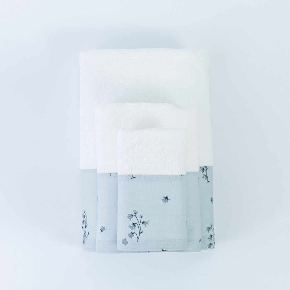 Πετσέτες Σετ 3ΤΜΧ Campanula από την εταιρεία Borea Home Textiles