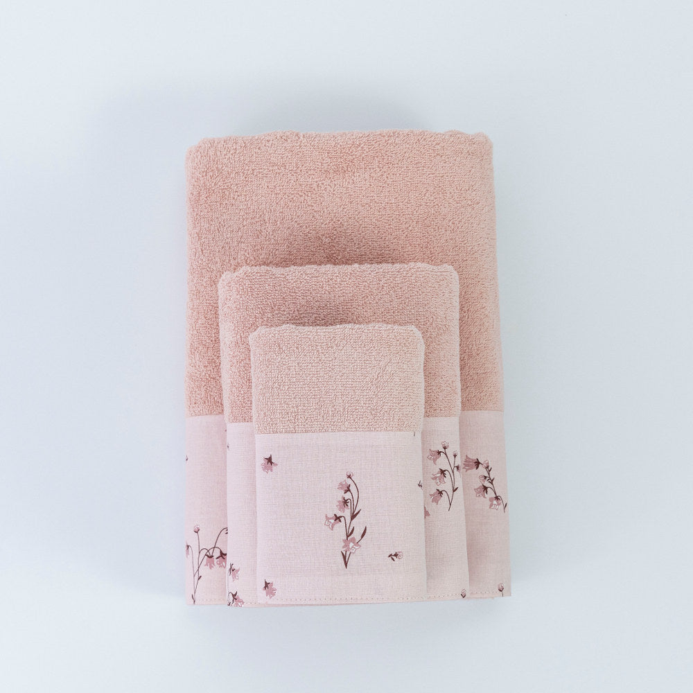 Πετσέτες Σετ 3ΤΜΧ Campanula από την εταιρεία Borea Home Textiles