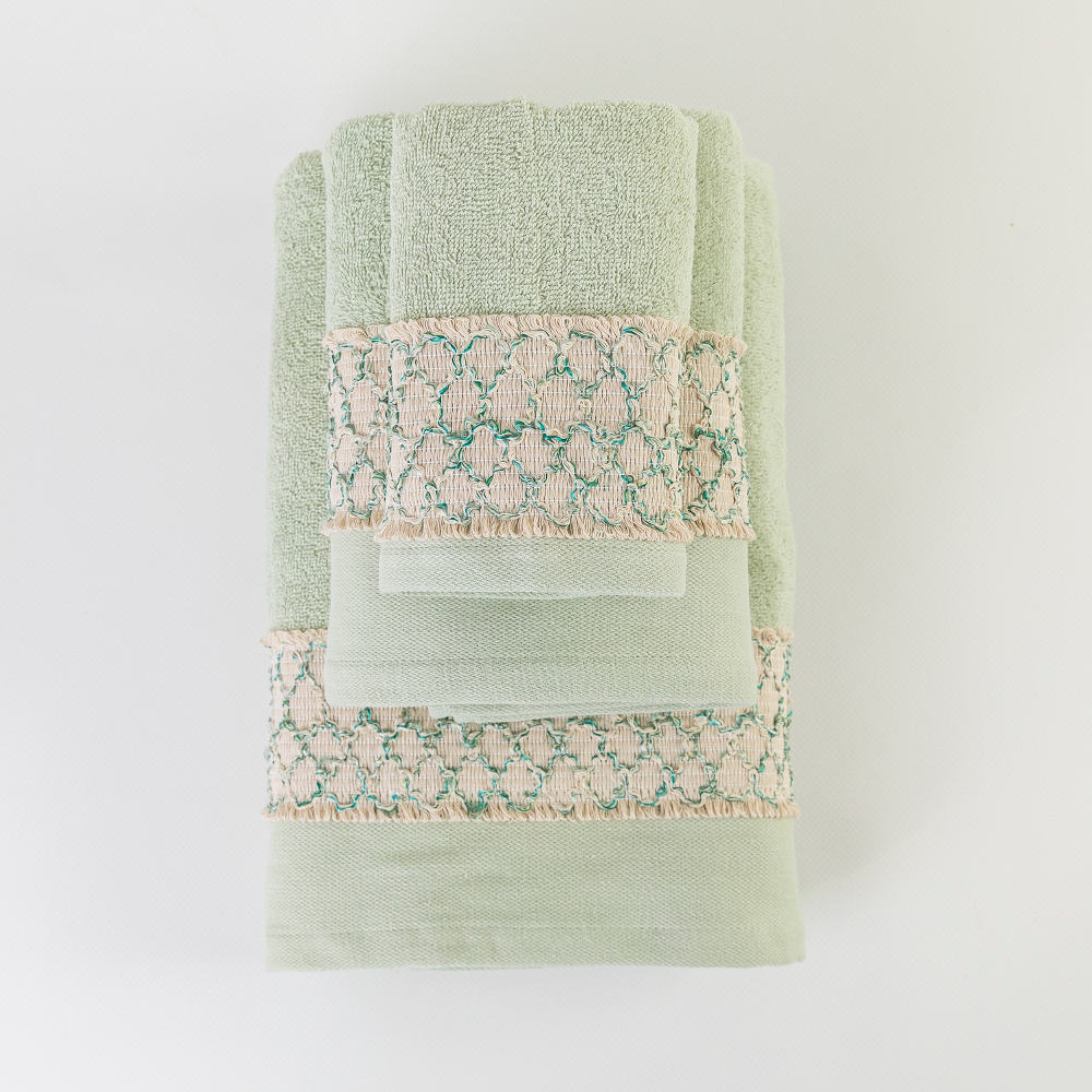 Πετσέτες Σετ 3ΤΜΧ Dahlia από την εταιρεία Borea Home Textiles