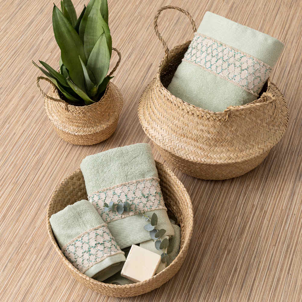 Πετσέτες Σετ 3ΤΜΧ Dahlia από την εταιρεία Borea Home Textiles