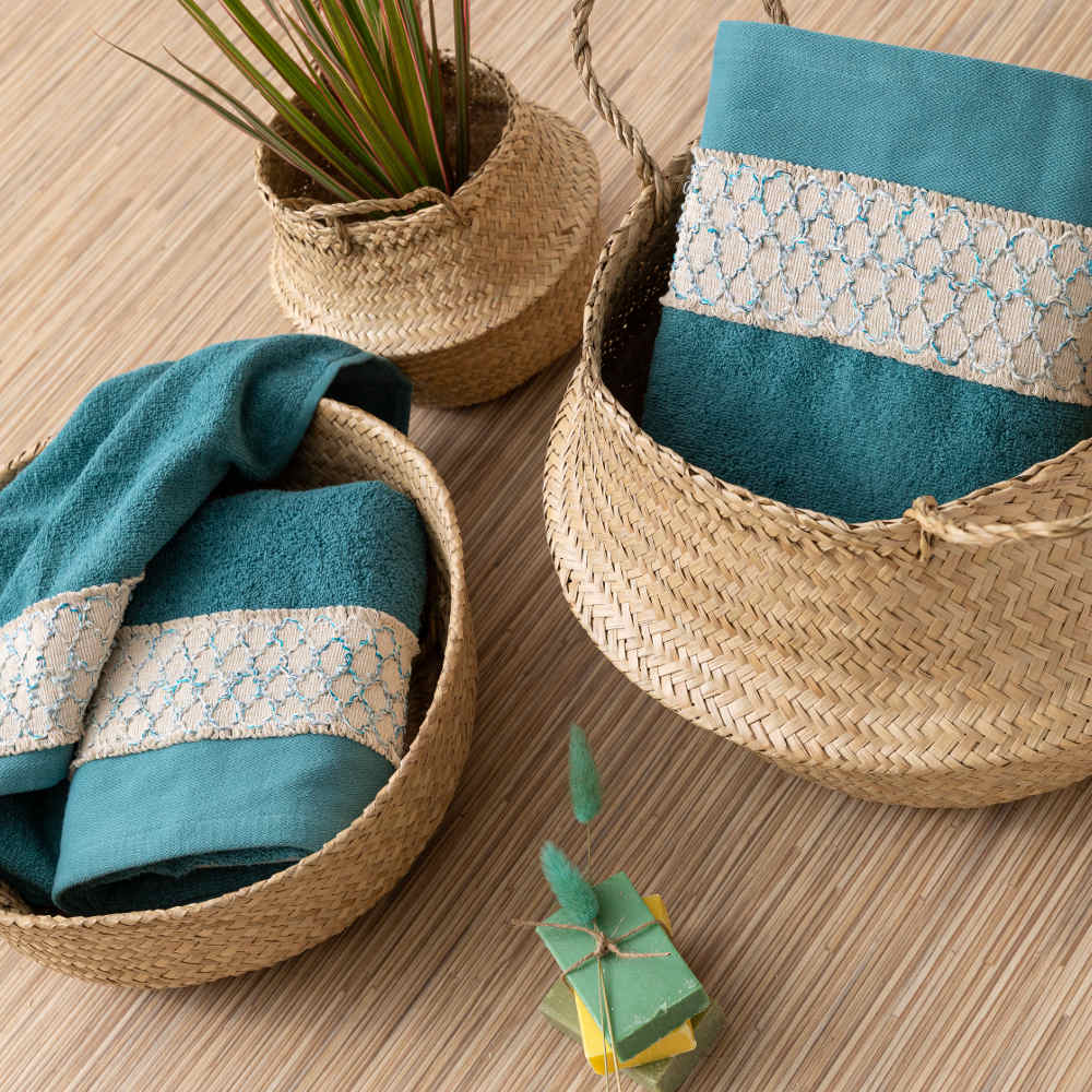 Πετσέτες Σετ 3ΤΜΧ Dahlia από την εταιρεία Borea Home Textiles