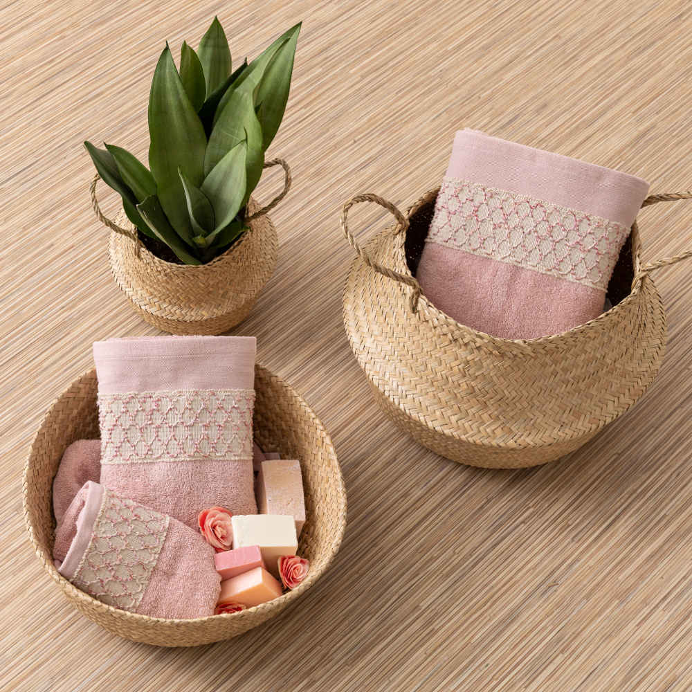 Πετσέτες Σετ 3ΤΜΧ Dahlia από την εταιρεία Borea Home Textiles