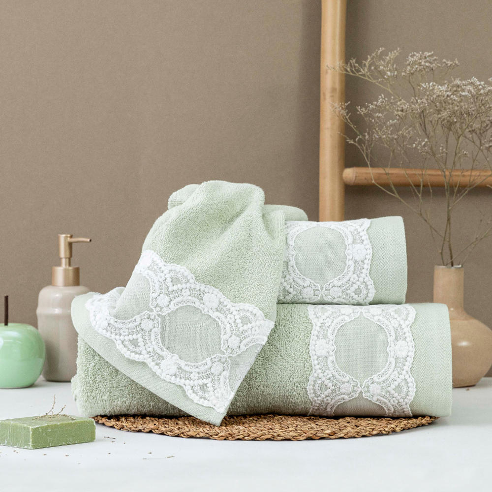 Πετσέτες Σετ 3ΤΜΧ Δάφνη από την εταιρεία Borea Home Textiles