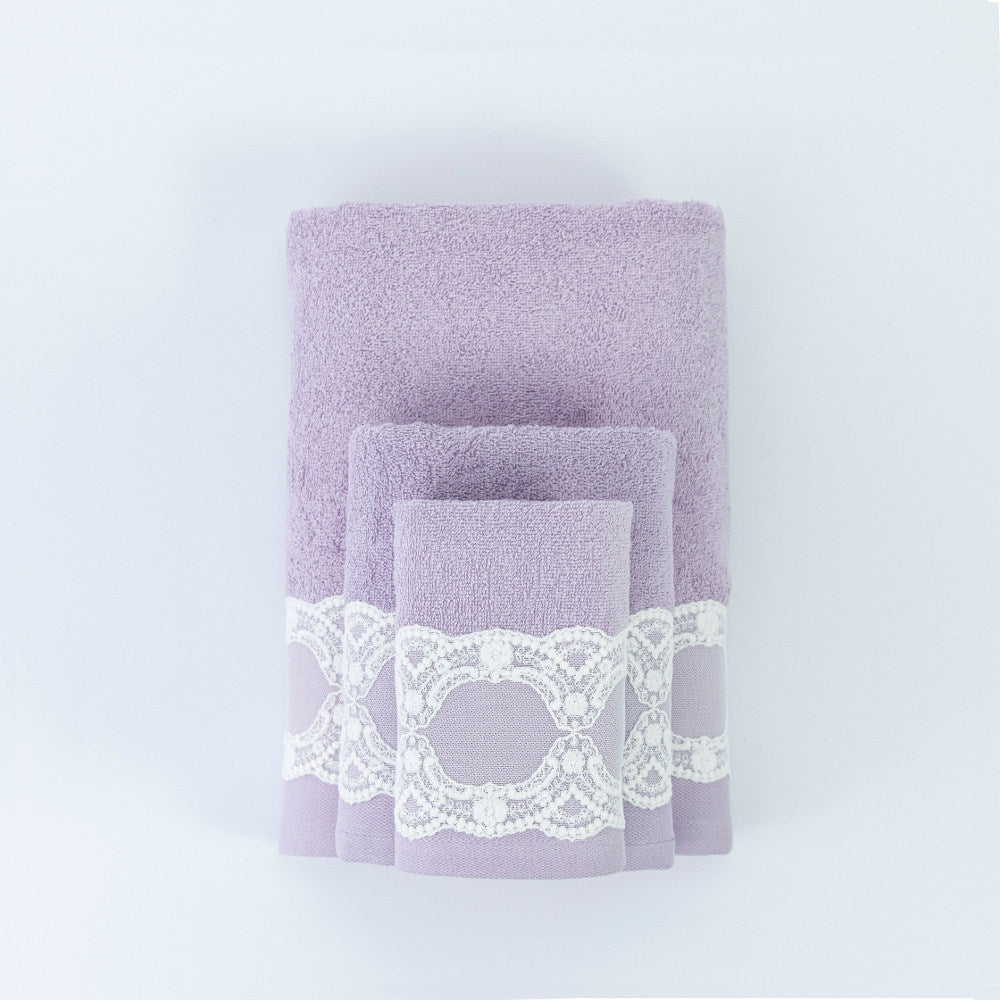 Πετσέτες Σετ 3ΤΜΧ Δάφνη από την εταιρεία Borea Home Textiles