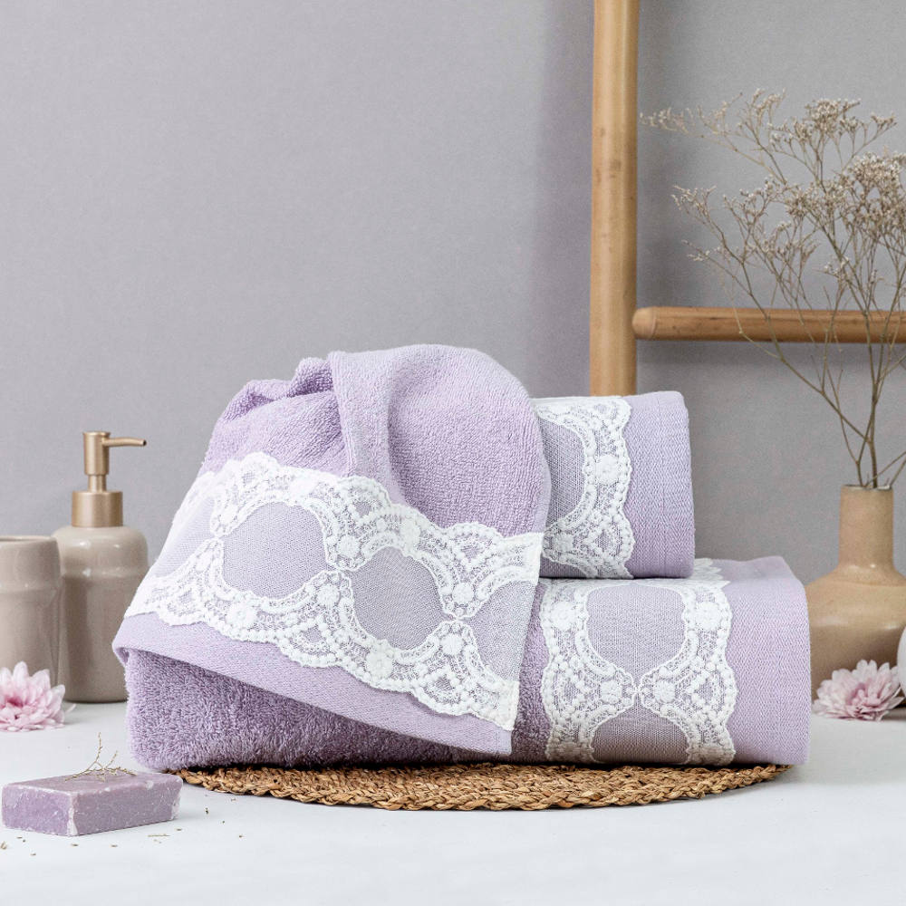 Πετσέτες Σετ 3ΤΜΧ Δάφνη από την εταιρεία Borea Home Textiles