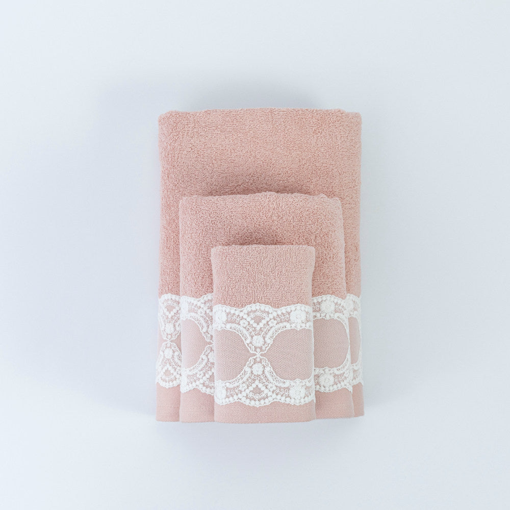 Πετσέτες Σετ 3ΤΜΧ Δάφνη από την εταιρεία Borea Home Textiles