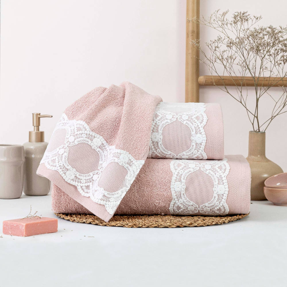 Πετσέτες Σετ 3ΤΜΧ Δάφνη από την εταιρεία Borea Home Textiles