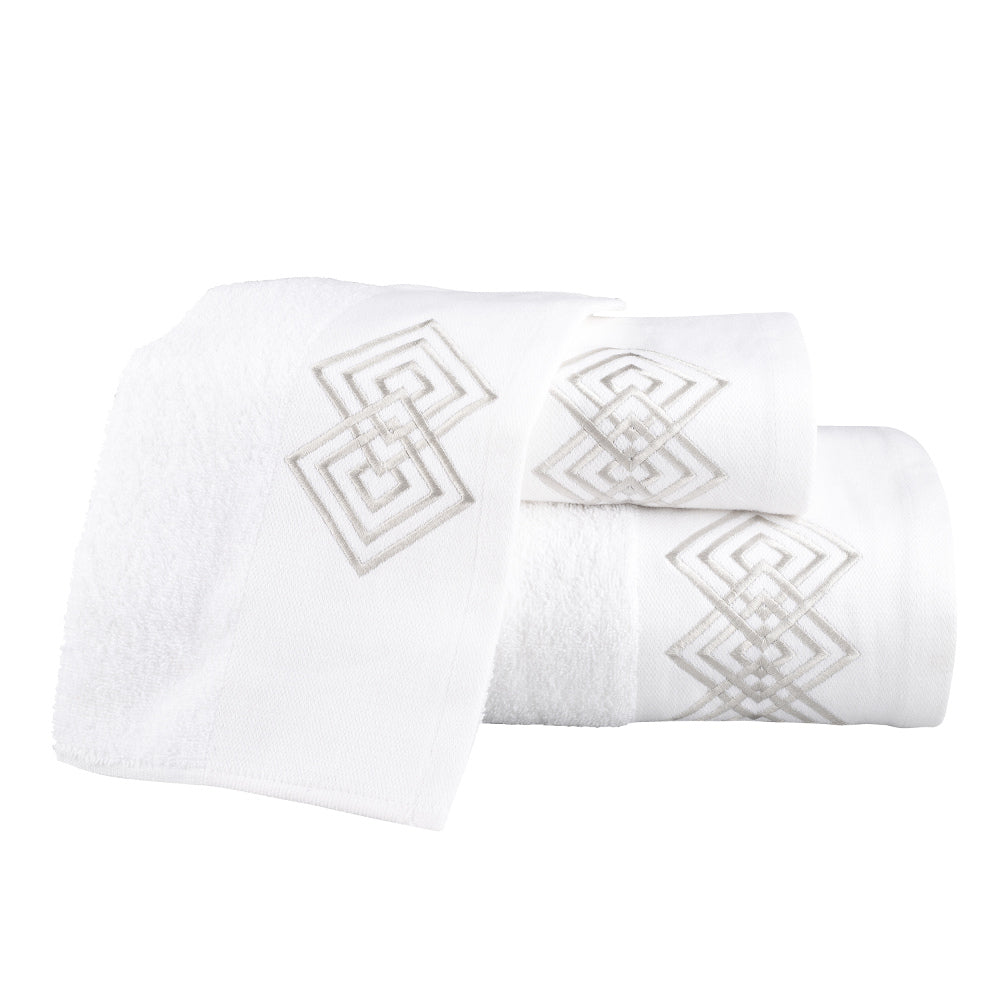 Πετσέτες Σετ 3ΤΜΧ Diamond από την εταιρεία Borea Home Textiles