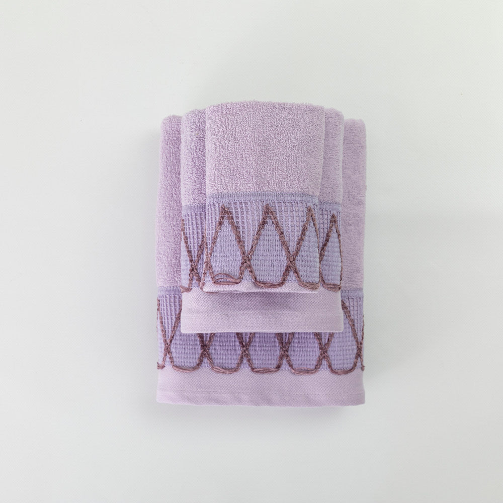 Πετσέτες Σετ 3ΤΜΧ Drops από την εταιρεία Borea Home Textiles
