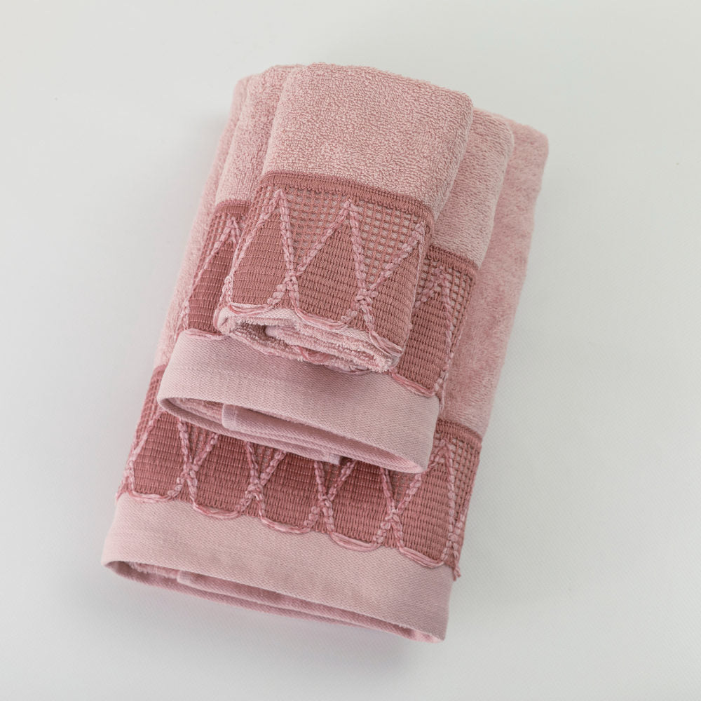 Πετσέτες Σετ 3ΤΜΧ Drops από την εταιρεία Borea Home Textiles