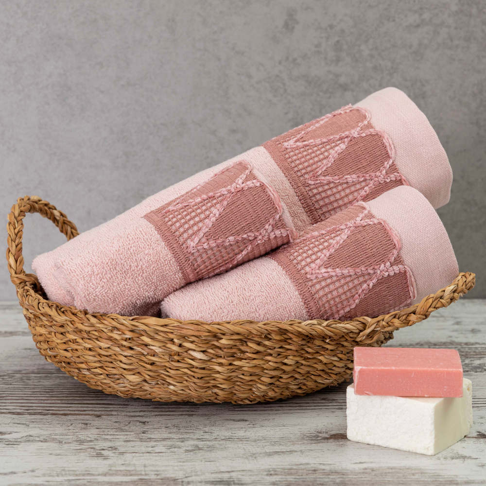 Πετσέτες Σετ 3ΤΜΧ Drops από την εταιρεία Borea Home Textiles
