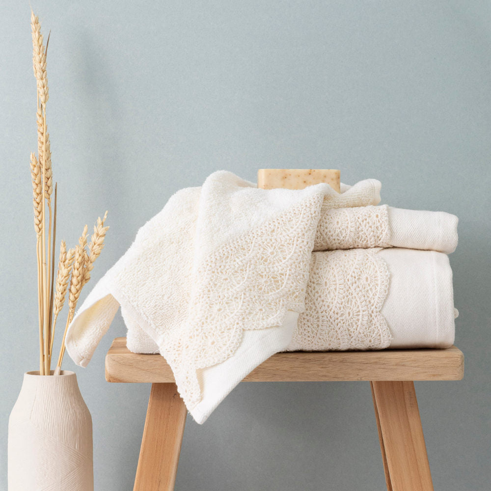 Πετσέτες Σετ 3ΤΜΧ Ερατώ από την εταιρεία Borea Home Textiles