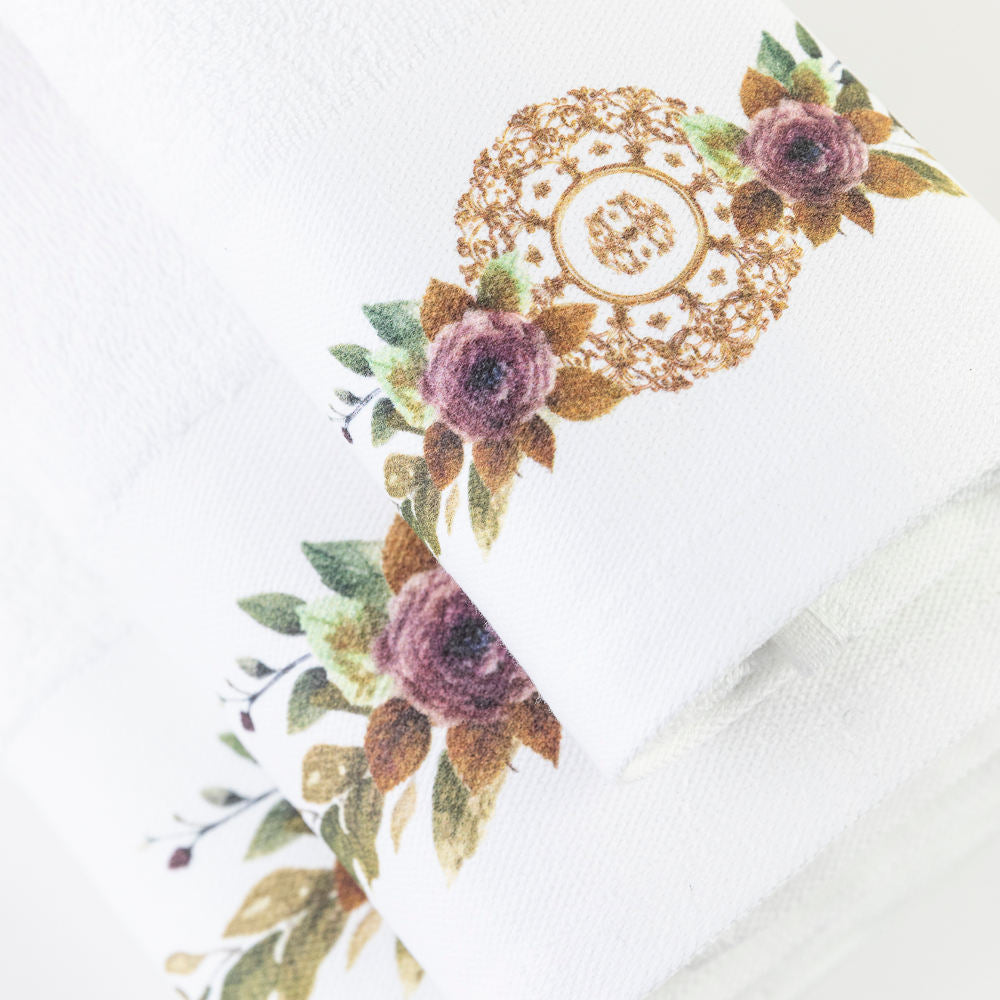 Πετσέτες Σετ 2ΤΜΧ Florence από την εταιρεία Borea Home Textiles