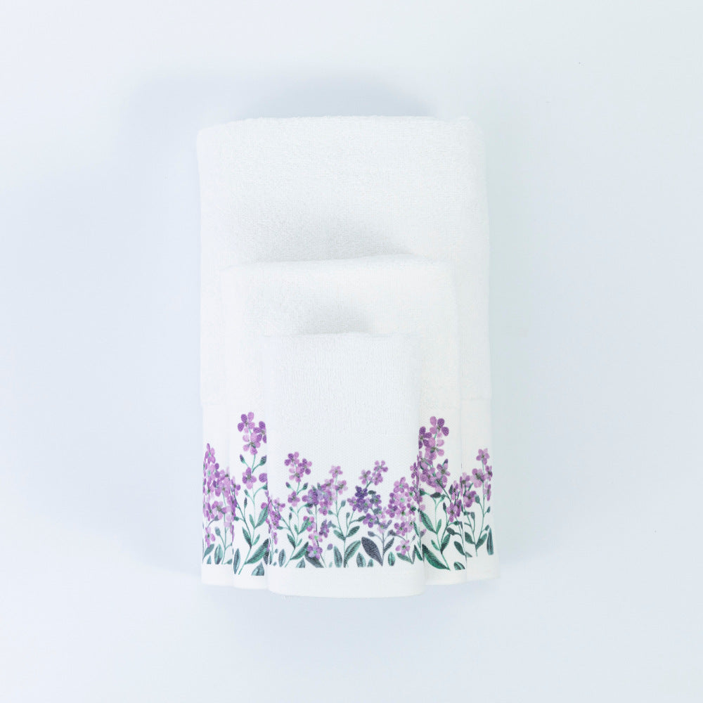 Πετσέτες Σετ 3ΤΜΧ Forget me Not από την εταιρεία Borea Home Textiles